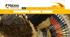 Desktop Screenshot of education.matawa.on.ca